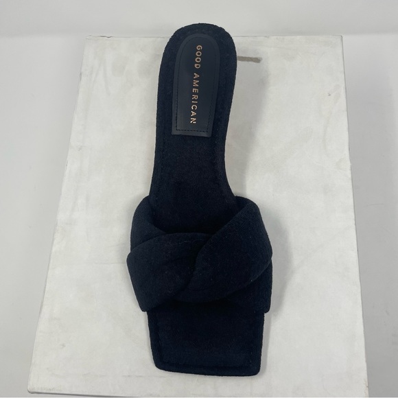 Good American Black Heeled Sandals - Picture 10 of 10